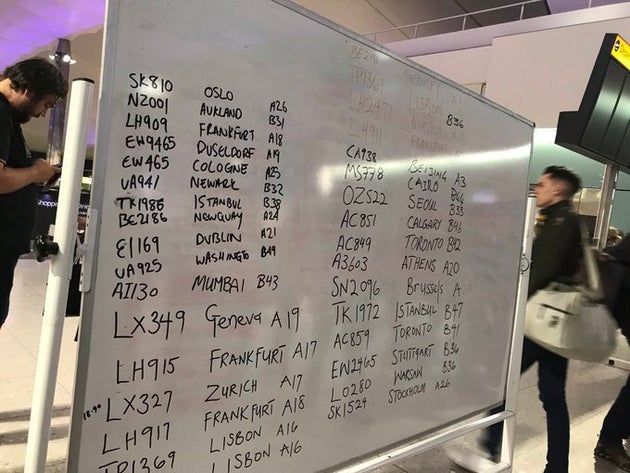 Heathrow Airport Chaos As IT Failure Causes Cancelled Flights