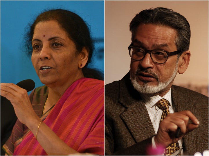 Finance Minister Nirmala Sitharaman, India's Former Chief Statistician Dr Pronab Sen
