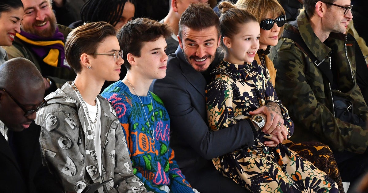 Beckham Brood Put In Adorable Show Of Support At Victoria's London(00)
