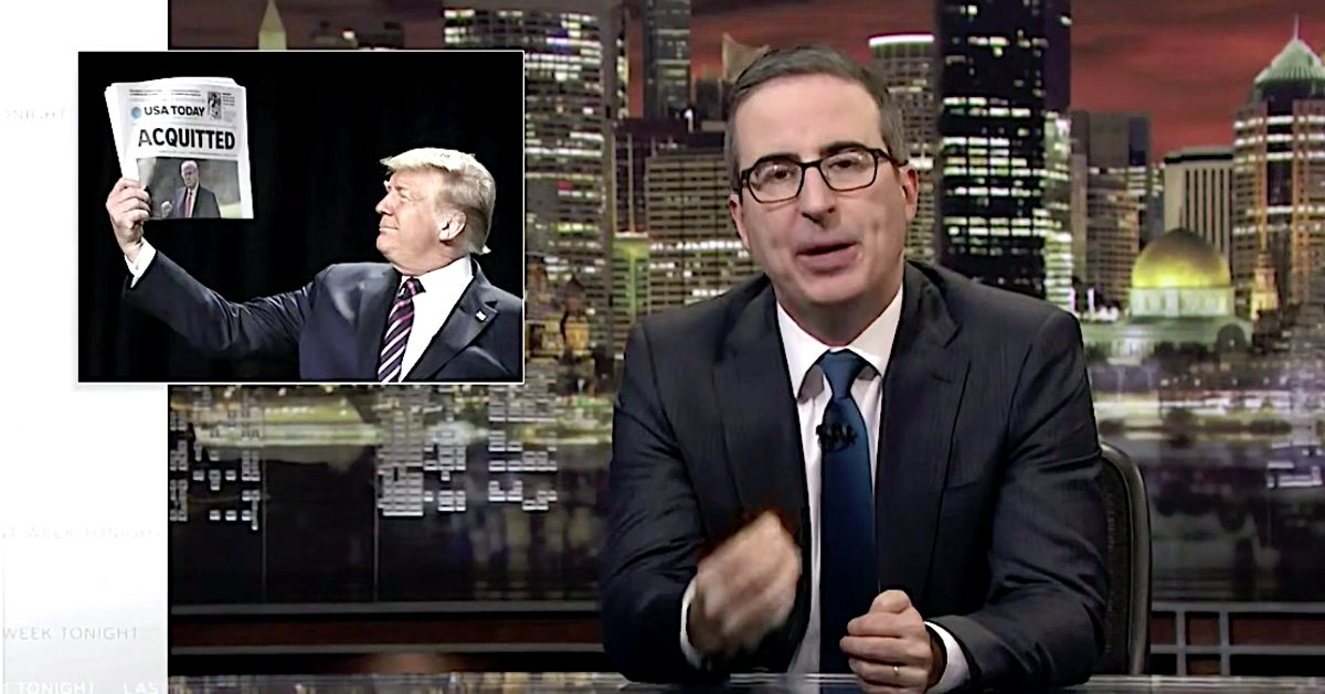 John Oliver Returns In Top Form To Trash Donald Trump And Family