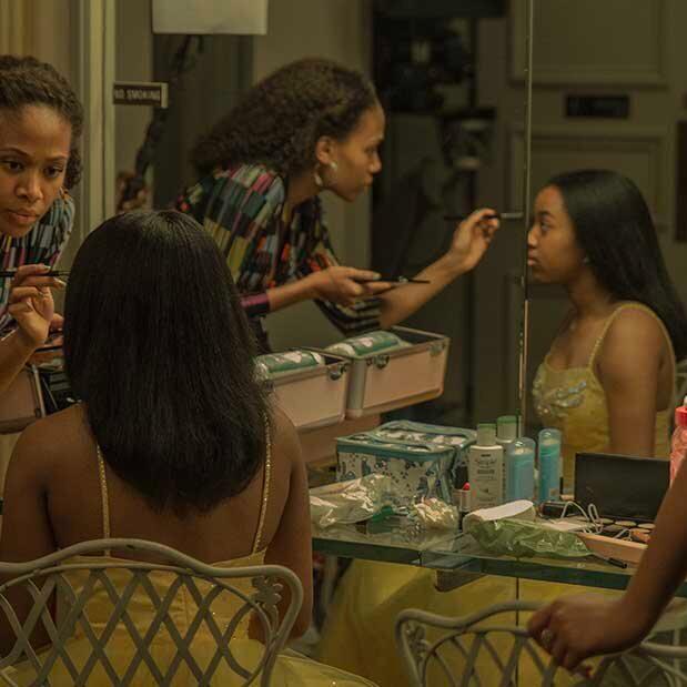 Nicole Beharie (left) and Alexis Chikaeze in "Miss Juneteenth," which premiered at the Sundance Film Festival.