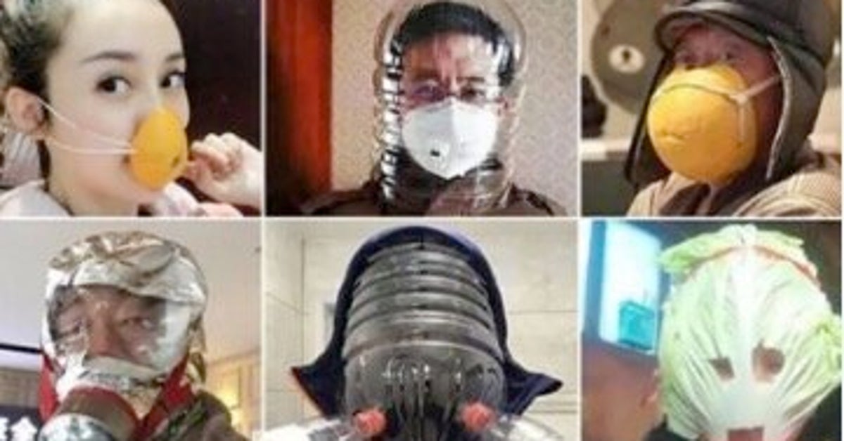 マスク品切れの中国で 手作りマスクを使う人々の涙ぐましい努力 写真 ハフポスト