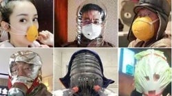 マスク品切れの中国で、手作りマスクを使う人々の涙ぐましい努力（写真）