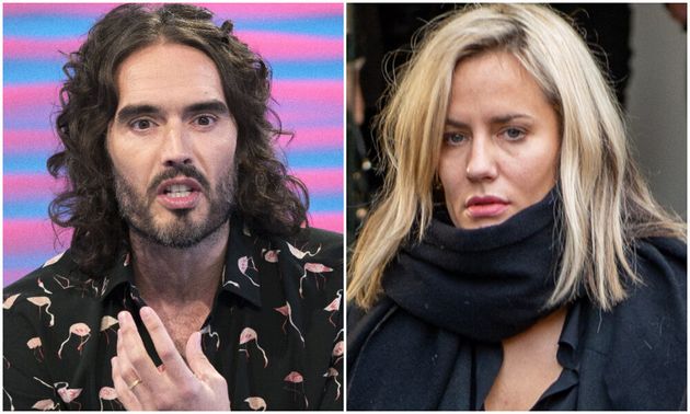 Russel Brand and Caroline Flack