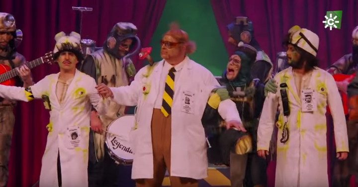Chirigota 'Chernobyl, el musical'.