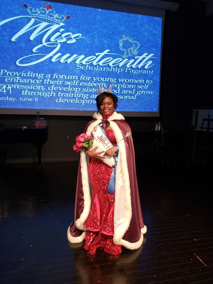 Triniti Franklin is the 2019 queen of the Miss Juneteenth pageant.
