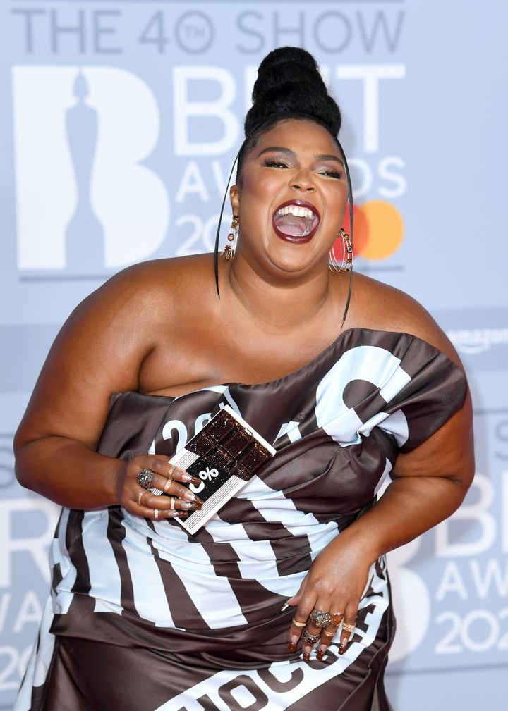 Lizzo brought the joy to the red carpet