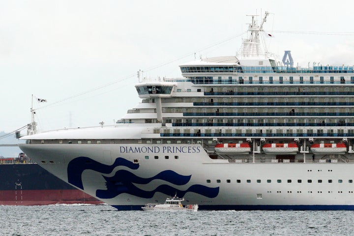 Japanese health officials are conducting extensive medical checks on all 3,700 passengers and crew of the cruise ship that re