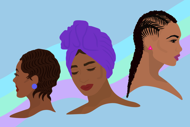 natural hair illustration