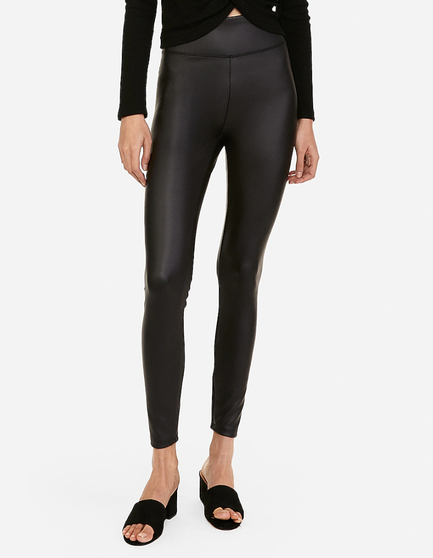 Express faux leather on sale leggings