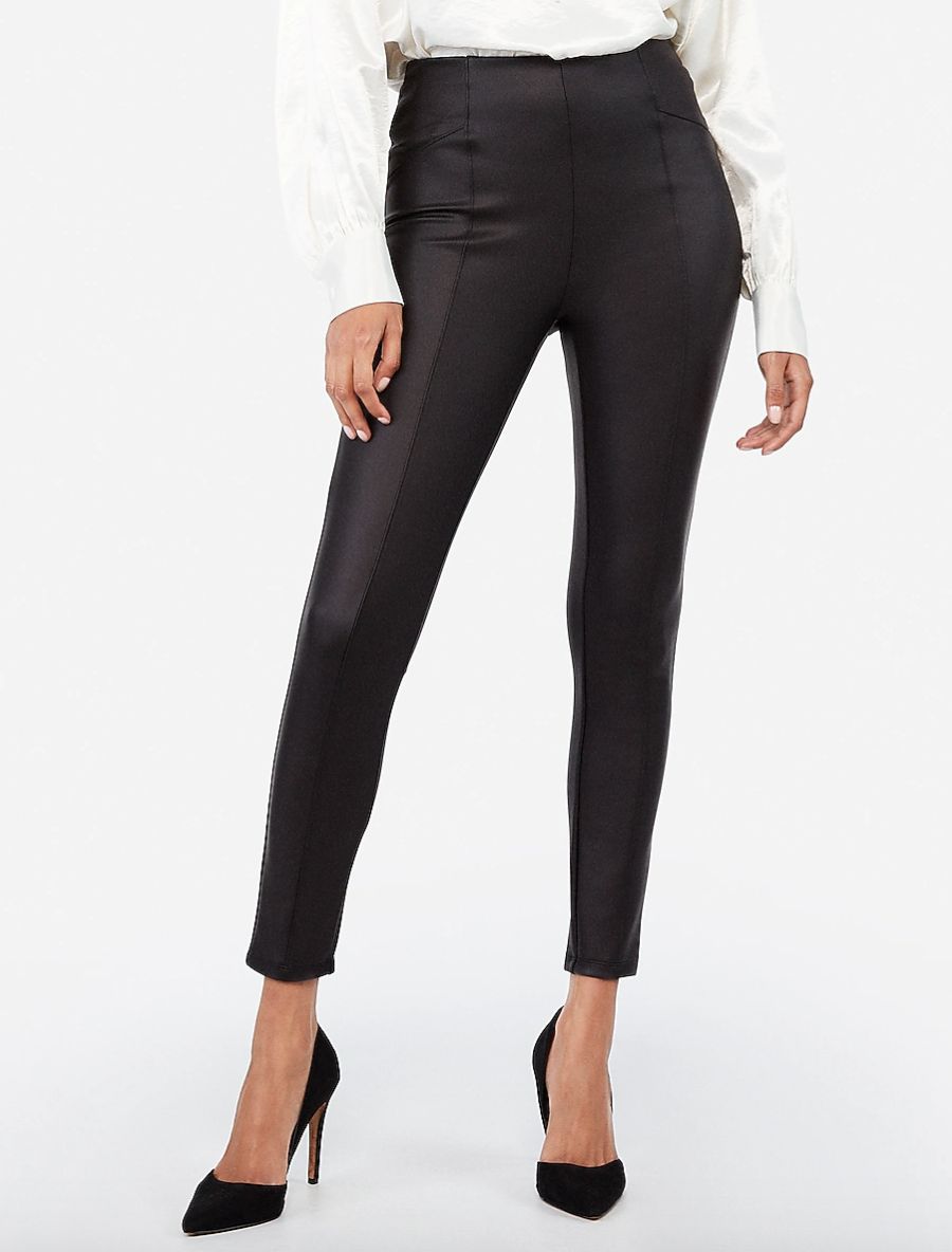  Faux Leather Leggings For Women Butt Lifting