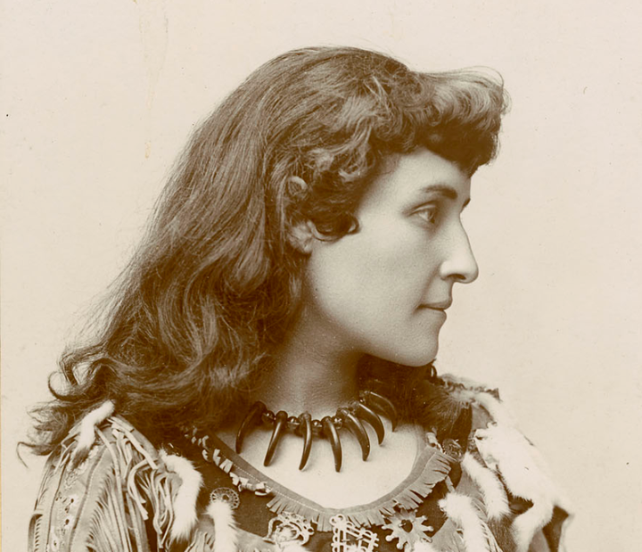 E. Pauline Johnson pictured in an archival photo.