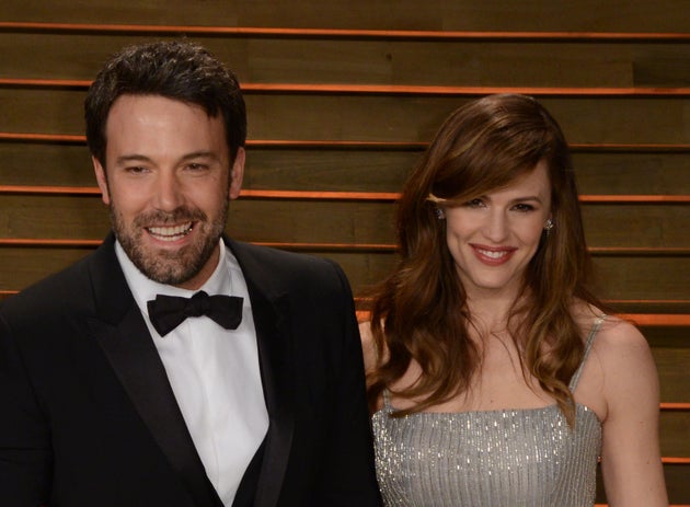 Ben Affleck and Jennifer Garner arrive at Vanity Fair's Oscar party in