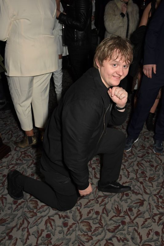 While Lewis Capaldi had still not tired of being silly for the cameras