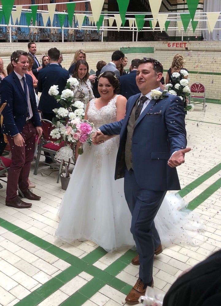 Laura Glaister and her husband Jeff.