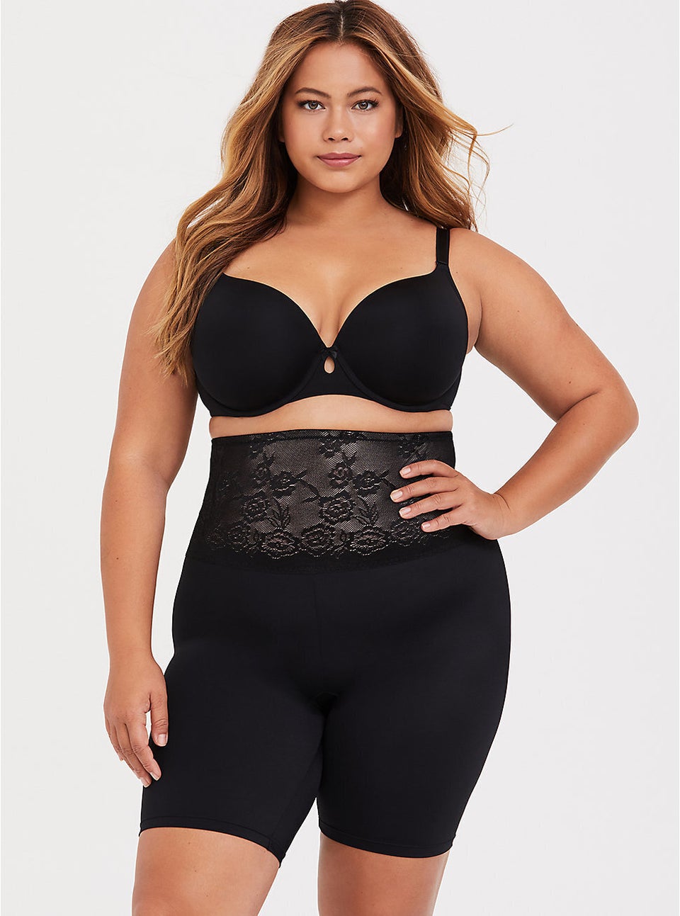 New Torrid black Shapewear Short plus SZ 6 High Waist Curve 360