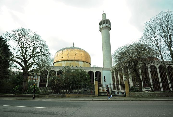 London Central Mosque in Regent's Park, where police have arrested a man on suspicion of attempted murder after officers were called to reports of a stabbing