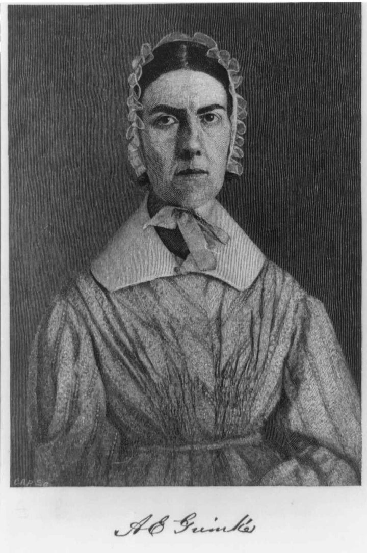 Description Wood engraving of Angelina Emily Grimké | Source Library of Congress, Prints and Photographs Division. http://hdl. ...