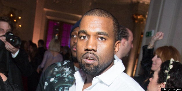 PARIS, FRANCE - MARCH 05: Kanye West attends 'CR Fashion Book Issue 2' - Carine Roitfeld Cocktail as part of Paris Fashion Week at Hotel Shangri-La on March 5, 2013 in Paris, France. (Photo by Victor Boyko/WireImage)