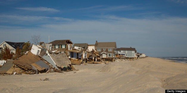 Hurricane Sandy destruction, New Jersey