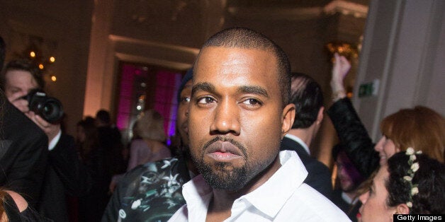 PARIS, FRANCE - MARCH 05: Kanye West attends 'CR Fashion Book Issue 2' - Carine Roitfeld Cocktail as part of Paris Fashion Week at Hotel Shangri-La on March 5, 2013 in Paris, France. (Photo by Victor Boyko/WireImage)