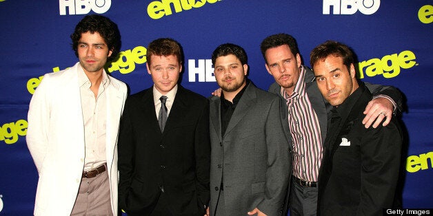 Adrian Grenier, Kevin Connolly, Jerry Ferrara, Kevin Dillon and Jeremy Piven, cast of 'Entourage' (Photo by Jeffrey Mayer/Wir