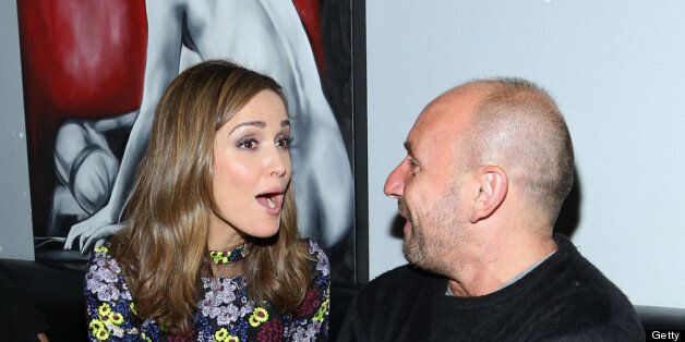 NEW YORK, NY - JULY 30: Actress Rose Byrne and director Dan Mazer attend the 'I Give It A Year' Special New York Screening afterparty at The Dalloway on July 30, 2013 in New York City. (Photo by Rob Kim/Getty Images)
