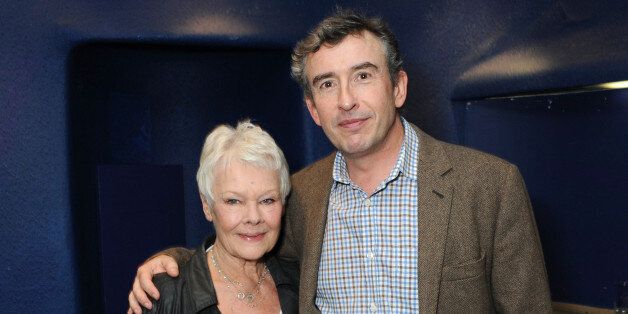 LONDON, ENGLAND - DECEMBER 13: Actors Dame Judi Dench and Steve Coogan attend a private screening and Q&A of 'Philomena' at Odeon West End on December 13, 2013 in London, England. (Photo by David M. Benett/Getty Images)