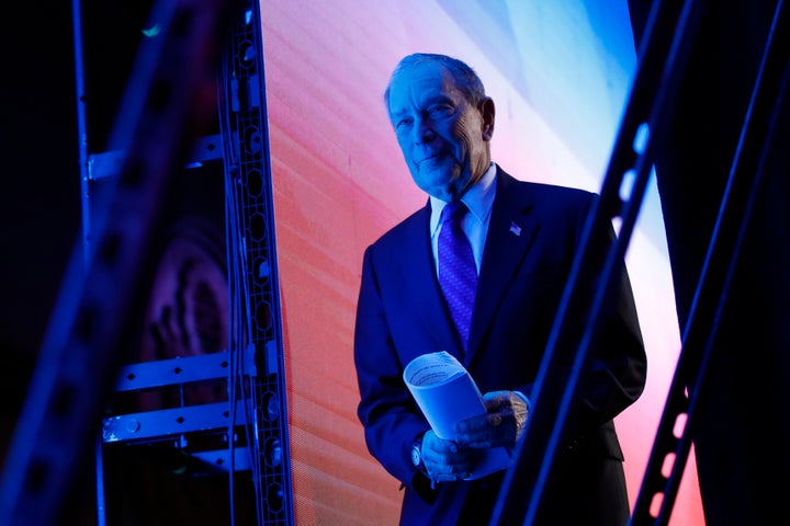 Democratic presidential candidate Michael Bloomberg, seen here after a speech to the U.S. Conference of Mayors in Washington earlier this year, has found that running for the White House can be an exercise in backpedaling on policy positions.