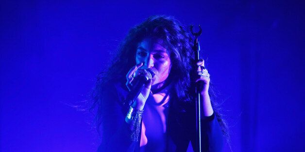SYDNEY, AUSTRALIA - JULY 11: Lorde performs live for fans at Hordern Pavilion on July 11, 2014 in Sydney, Australia. (Photo by Don Arnold/Getty Images)