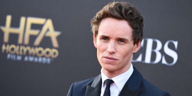 Eddie Redmayne arrives at the Hollywood Film Awards at the Palladium on Friday, Nov. 14, 2014, in Los Angeles. (Photo by Jordan Strauss/Invision/AP)