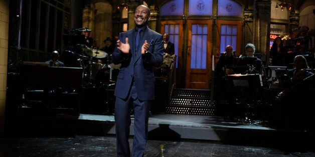 SATURDAY NIGHT LIVE 40TH ANNIVERSARY SPECIAL -- Pictured: Eddie Murphy on February 15, 2015 -- (Photo by: Dana Edelson/NBC/NBCU Photo Bank via Getty Images)