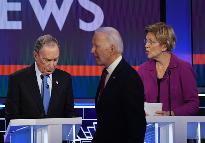 Bloomberg's record and past statements provided fertile ground for attacks by other Democratic presidential contenders at Wednesday's in Las Vegas, including former Vice President Joe Biden and Sen. Elizabeth Warren of Massachusetts.