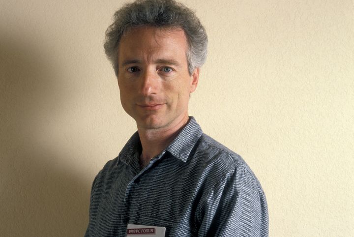 File photo of Larry Tesler, from Apple Computer, at the PC Forum in Palm Springs, California.