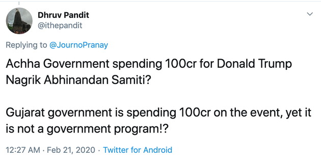 What Even Is Donald Trump Nagrik Abhinandan Samiti? Twitter Has A Lot Of