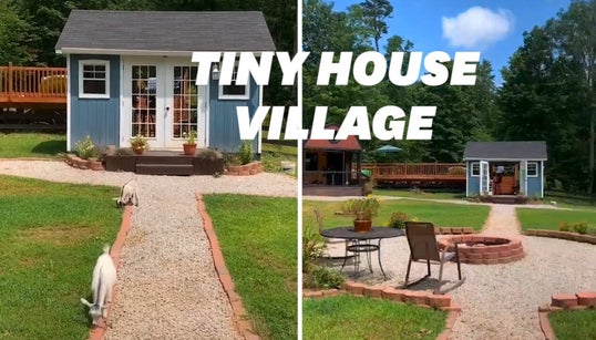 Ces parents ont fabriqué des tiny house pour respecter l’intimité de leurs