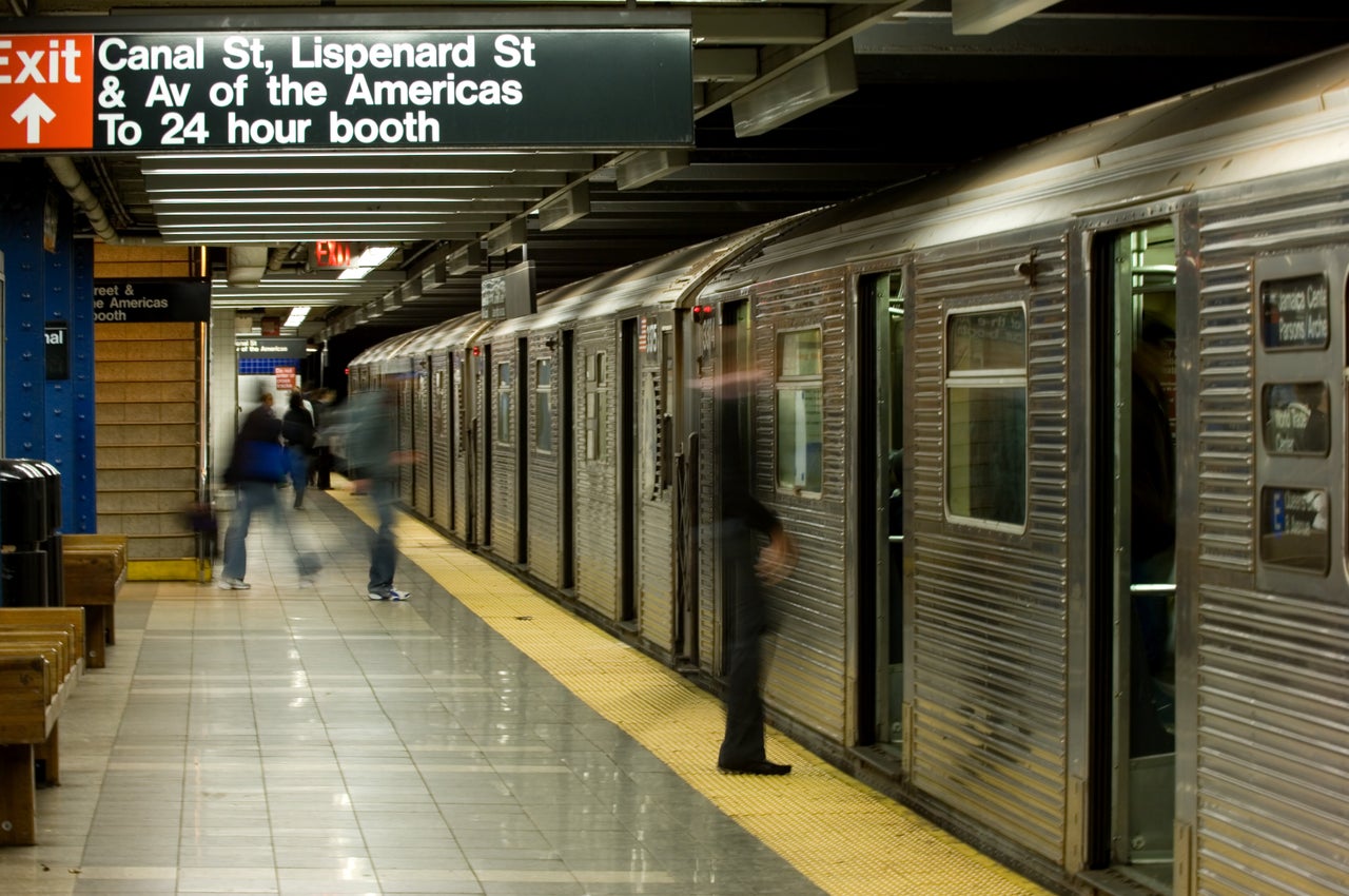 Canal Street station in the New York City subway system.