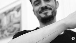 Orlando Bloom corrige la faute de son tatouage grâce aux
