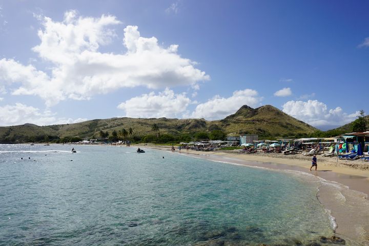 Lion Rock Beach, St. Kitts, St. Kitts and Nevis, Leeward Islands, West Indies, Caribbean, Central America 