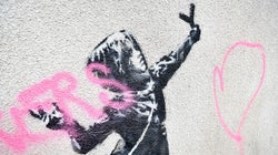Banksy se réjouit que son œuvre de la Saint-Valentin ait été vandalisée pour cette
