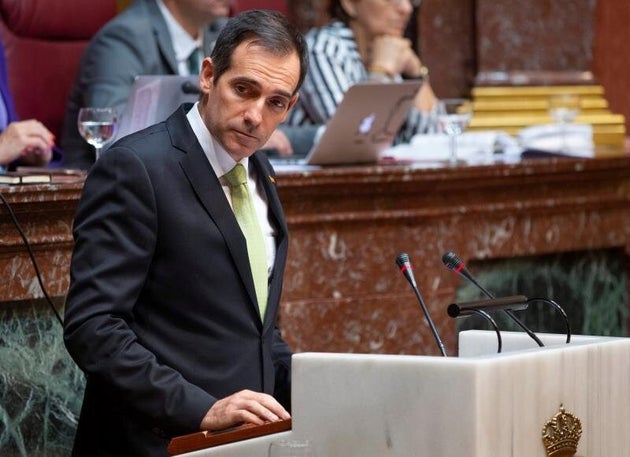 El portavoz parlamentario de Vox en la Asamblea Regional de Murcia, Juan Jos&eacute;
