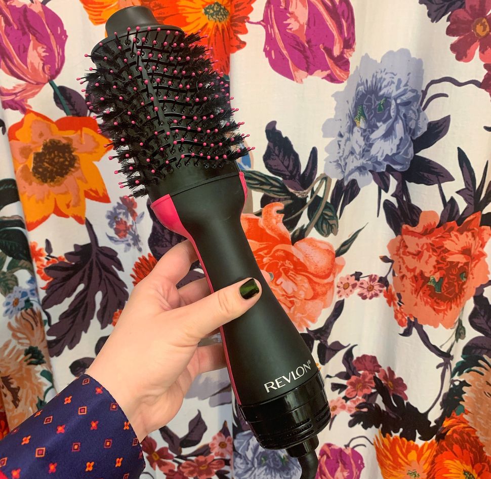 Our shopping experts agreed: The Revlon One-Step Volumizing Brush was much bigger in person than expected. The wide-barrel brush is designed to lift and volumize while it dries.&nbsp