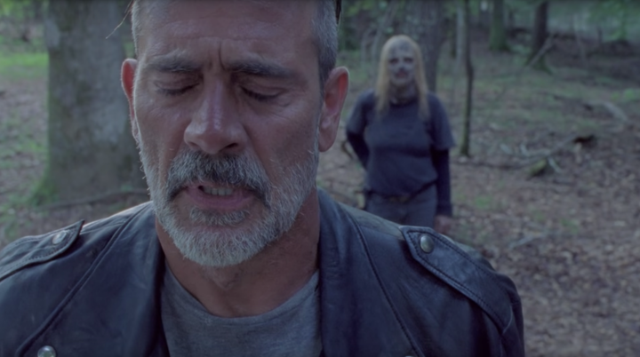 Negan and Alpha having a romantic moment.