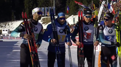 La France championne du monde de biathlon en relais hommes, 13e or pour