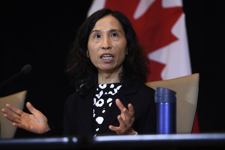 Dr. Theresa Tam participates in a press conference in Ottawa, on Jan. 26, 2020.