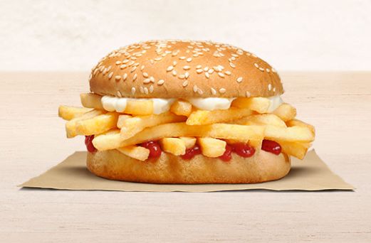 バーガーキングがニュージーランドで販売開始したフライドポテトバーガー「チップ・バティ」
