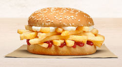 肉がなければフライドポテトを挟めばいいじゃない。バーガーキングの新商品が衝撃的