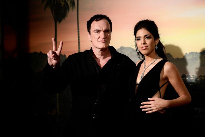 Daniella Pick et Quentin Tarantino lors d'une avant-première de «Once Upon a Time in Hollywood».