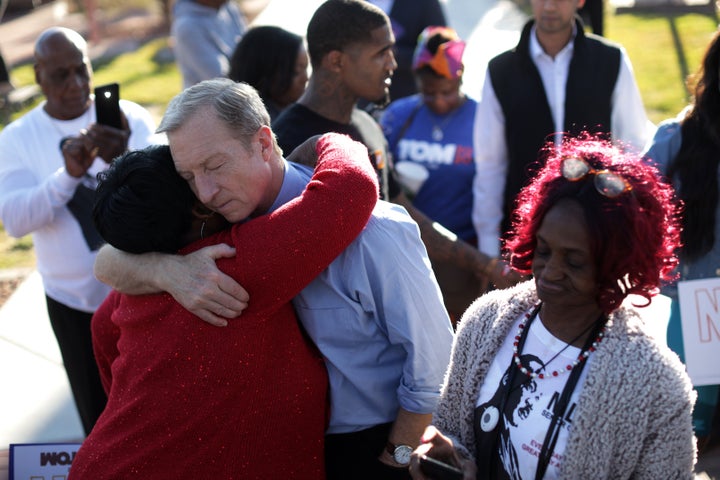 Tom Steyer could spoil Biden's victory party in South Carolina.