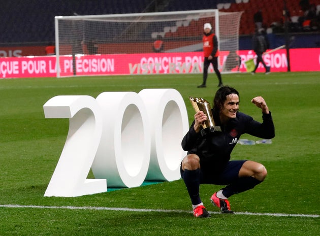 PSG / Bordeaux : Edinson Cavani inscrit son 200e but avec le club parisien | Le HuffPost